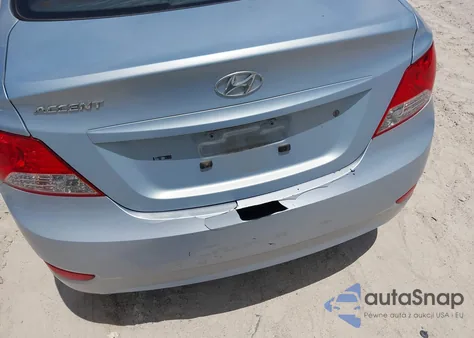 2012 Hyundai Accent Gls from USA, damaged, VIN KMHCU4AE7CU065522